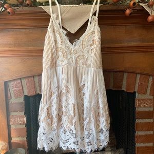 White/cream homecoming dress